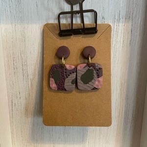 Purple Earrings